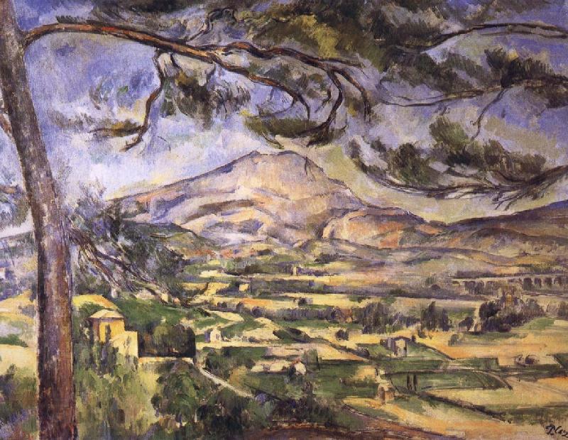 Paul Cezanne villages and mountains China oil painting art